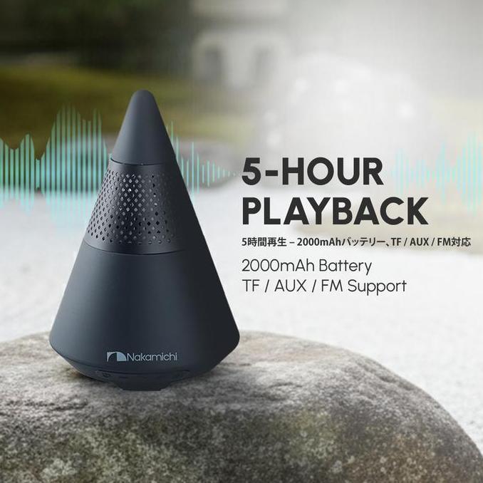 Promo Nakamichi My Music Hue Mirage Speaker Bluetooth Wireless FM Radio Mini Diskon