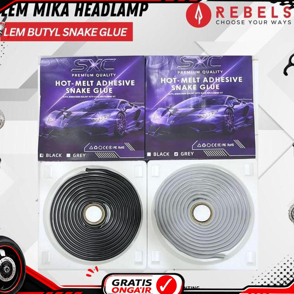 Lem Butyl Lem Mika Headlamp Motor Headlamp Mobil