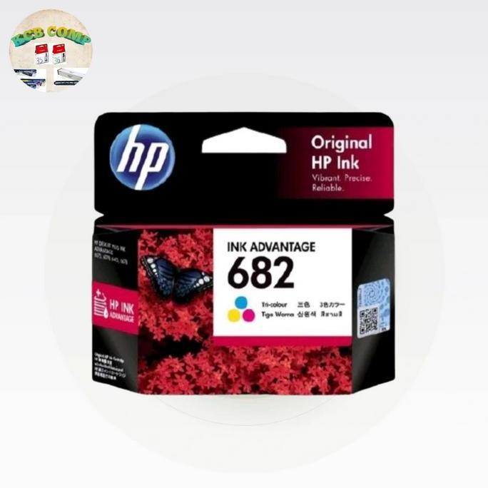Tinta Hp 682 Color ( Warna ) Original Catridge 2775 2776