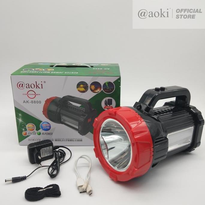 Dandimstoree - Senter Commander 30W+27Smd Jumbo Hi Power Aoki Ak 8800