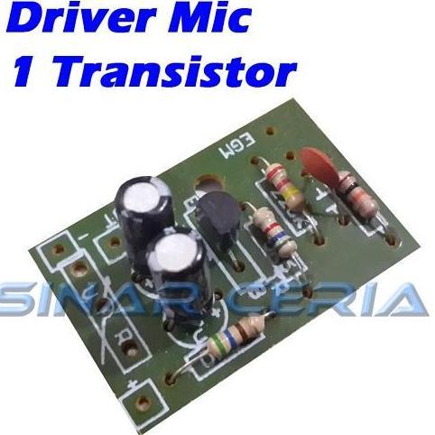 KIT PRE AMP MIC / DRIVER MIC 1 TRANSISTOR PENGUAT SINYAL MICROPHONE