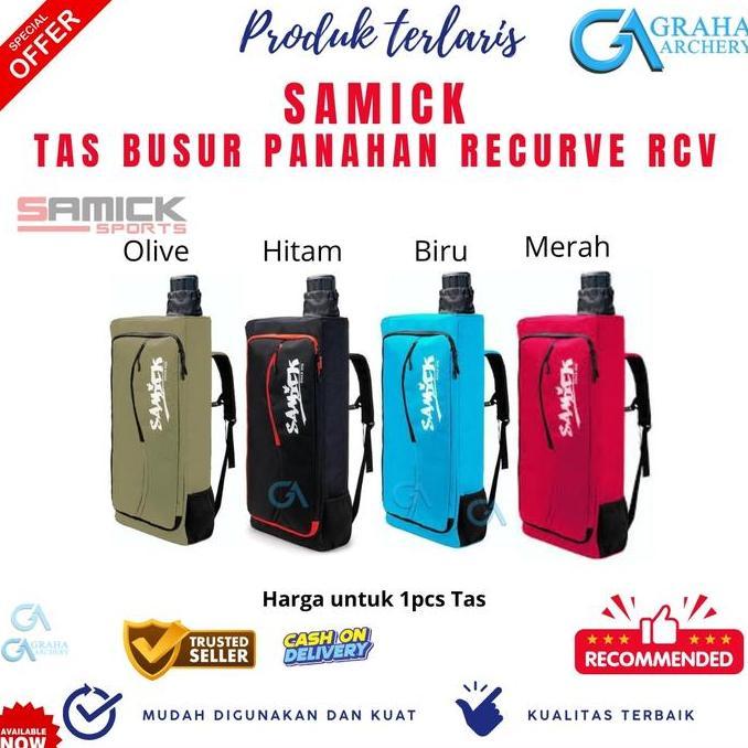 TAS BUSUR PANAHAN SAMICK RECURVE RCV | BACKPACK ARCHERY | IMPOR