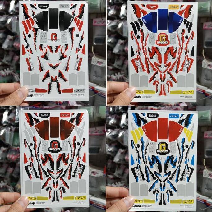 DECAL MINI 4WD BROCKEN GIGANT / STICKER TAMIYA BROCKEN GIGANT