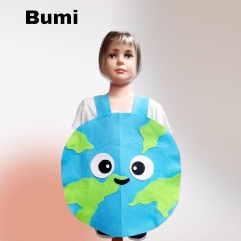 Free Ongkir Ready Kostum Tata Surya / Kostum Planet / Kostum Karnaval Kain Flanel