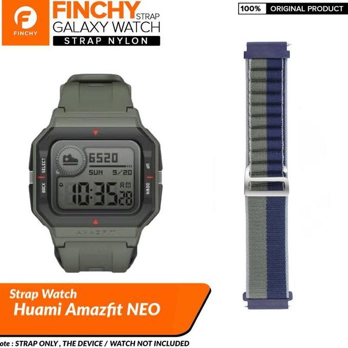 STRAP AMAZFIT FINCHY NYLON STRAP AMAZFIT NEO QUICK RELEASE REPLACEMENT WRISTBAND PROMO