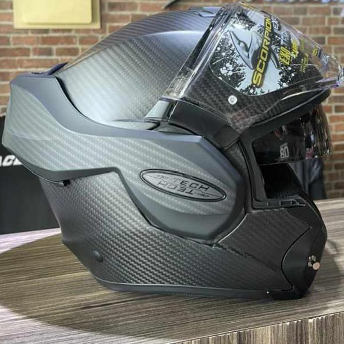 * HELM SCORPIONEXO TECH CARBON MATTE MODULAR //