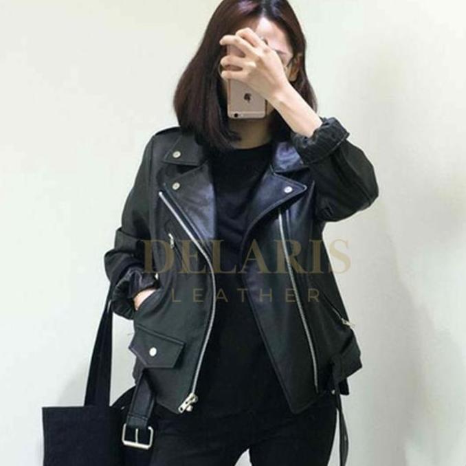 Coit- Delaris Jaket Kulit Sintetis Nita Ramones Hitam