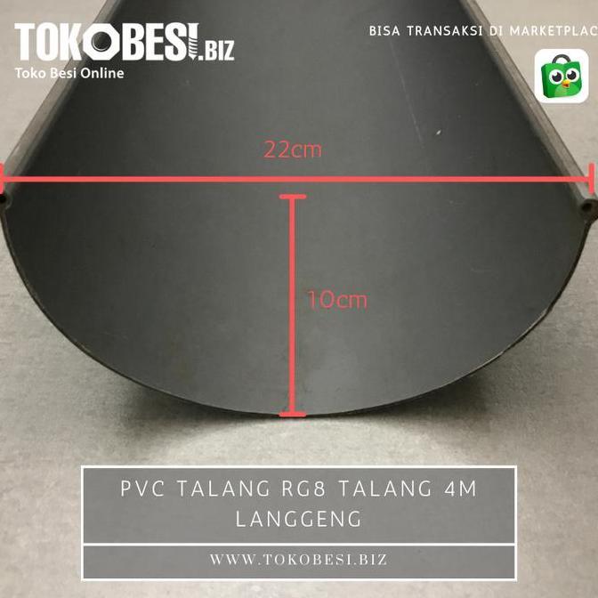 PVC Talang RG8 talang 4m Langgeng