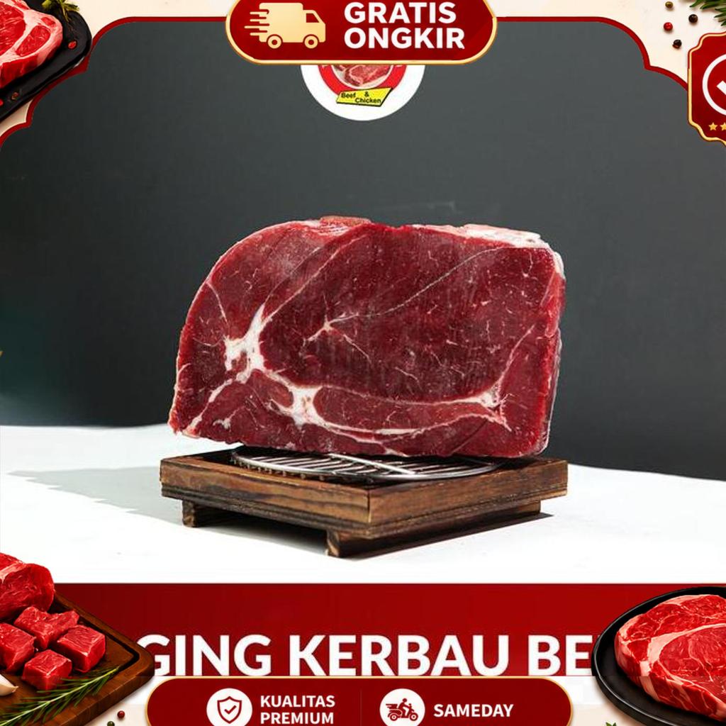 Daging Kerbau Beku Atau Frozen 1Kg
