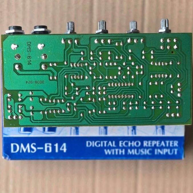 HIMAX DMS 614 KIT PCB MODULE MODUL PENGUAT AUDIO MIC ECHO DIGITAL ECHO REPEATER DMS 614 PLATINUM MIC