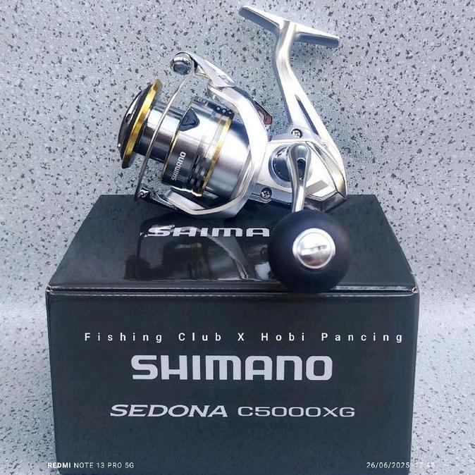 [terlaris] Reel Spinning Shimano Sedona FJ 1000 2500 HG SDH C3000 4000 XG 5000 XG (Seri Terbaru) 100