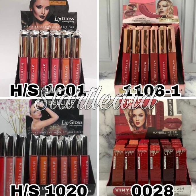 [LUSINAN] Lipgloss / Lipcream Maybelline Matte 24H / Grosir Kosmetik