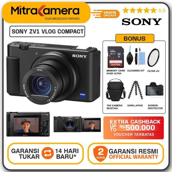 Sony ZV-1 Kamera Vlog Compact Dital Camera