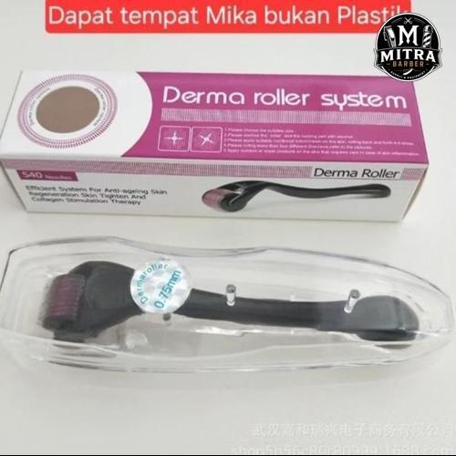 Dermaroller Micro Needle 540 jarum Alat perawatan wajah Penghilang bekas Jerawat Flek & Bopeng
