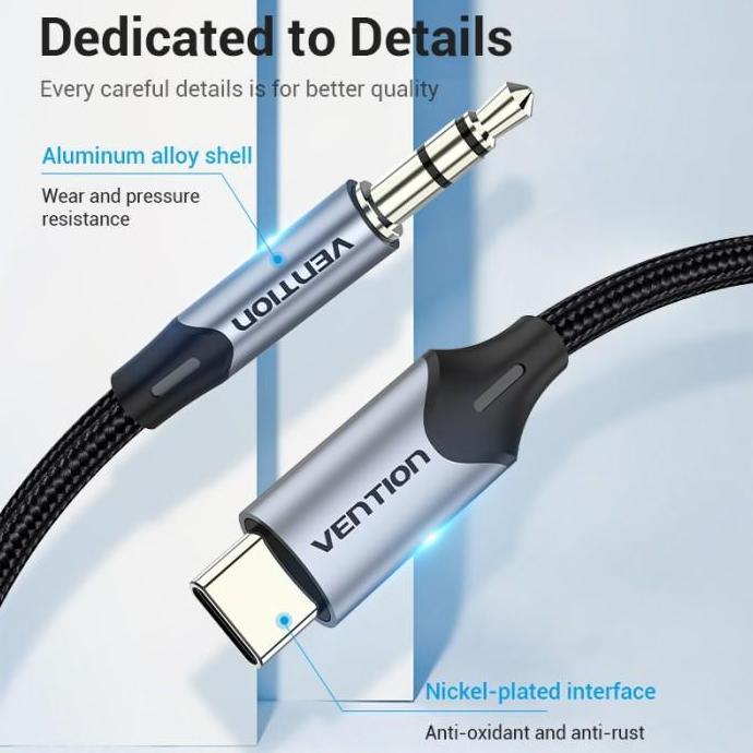 vabela_consien - vention kabel usb type c to aux 3.5mm jack audio adapter - bgk
