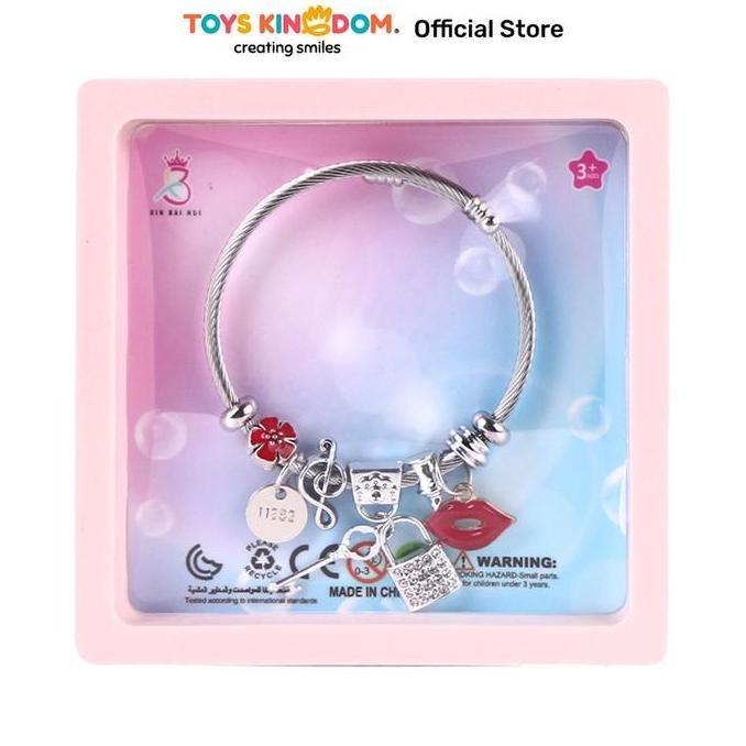 Toys Kingdom Pretty Missy Diy Gelang Flamingo Random Bracelet Kit Charm Beads Craft Anak