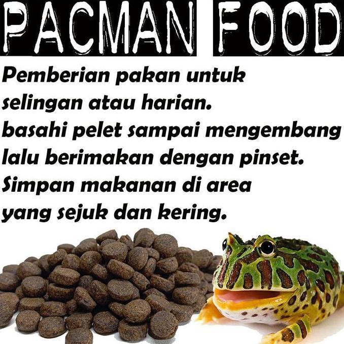 Fishmen- 250Gr Makanan Katak Pacman Food Pelet Reptile Kodok Amphibi Pixie Frog Pellet Pakan Pac Man