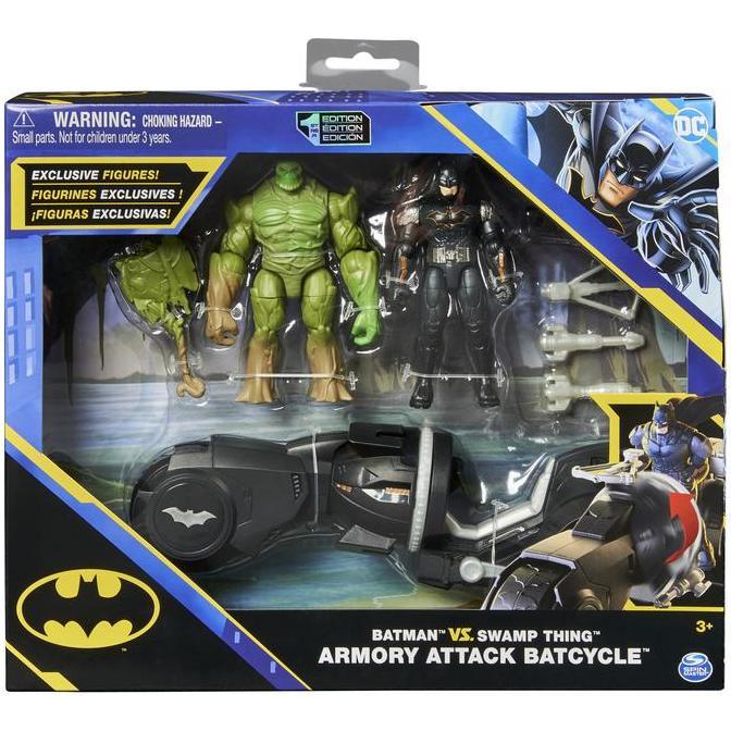 Mainan Figur DC Batman Batcycle Toy untuk Anak-Anak