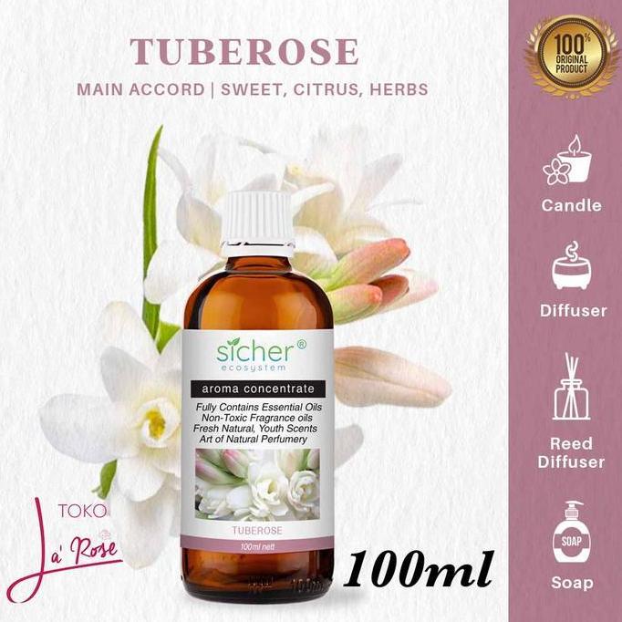Aromatherapy Tuberose 100ml Essential Oil Aroma Terapi Sedap Malam