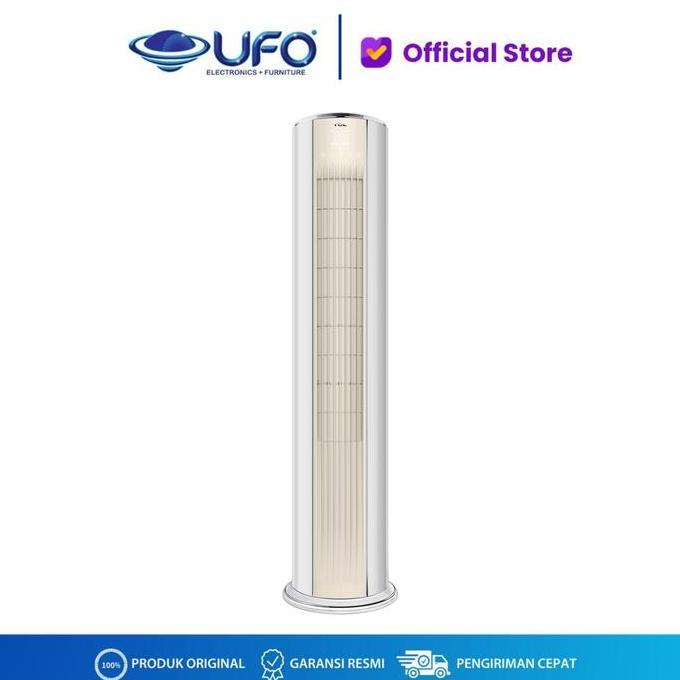Tcl Tac-48Cfd Ac Floor Standing 5 Pk 3D Air Flow Cepat Dingin I Feel Unique Grill Design