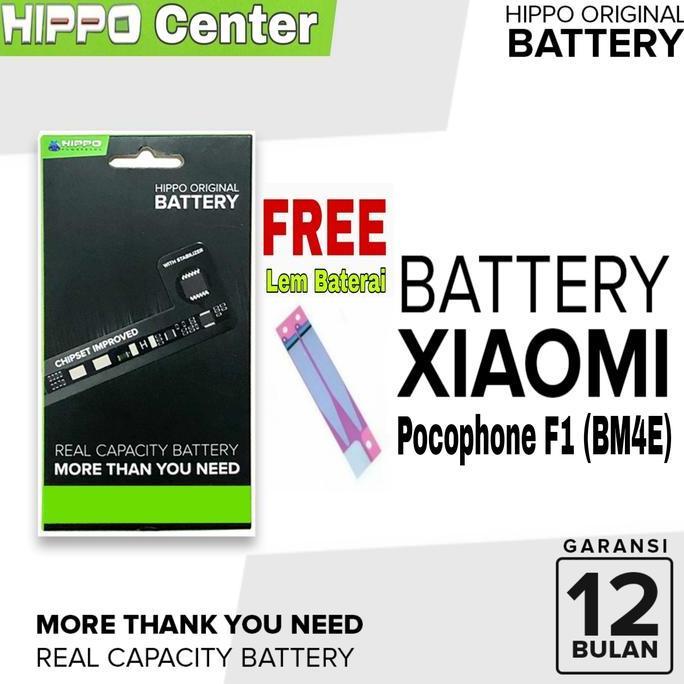 Hippo Baterai Compatible Pocophone F1 4000mah KODE BATERAI BM4E / BM-4E / BM 4E