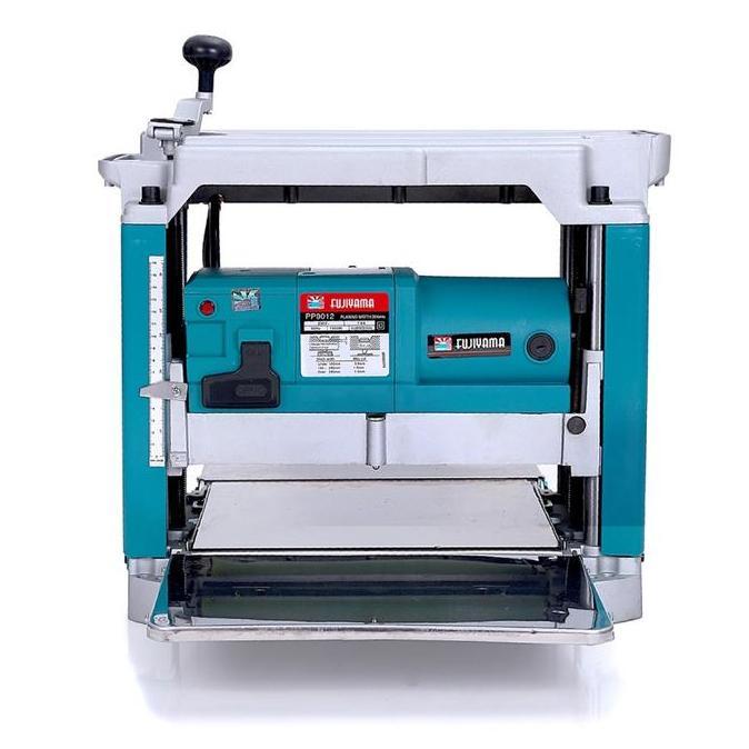 PAMAJEPON Mesin Planer Duduk FUJIYAMA PP9012 Mesin Planer Serut Ketam Sugu Pasah Kayu Meja Portable 