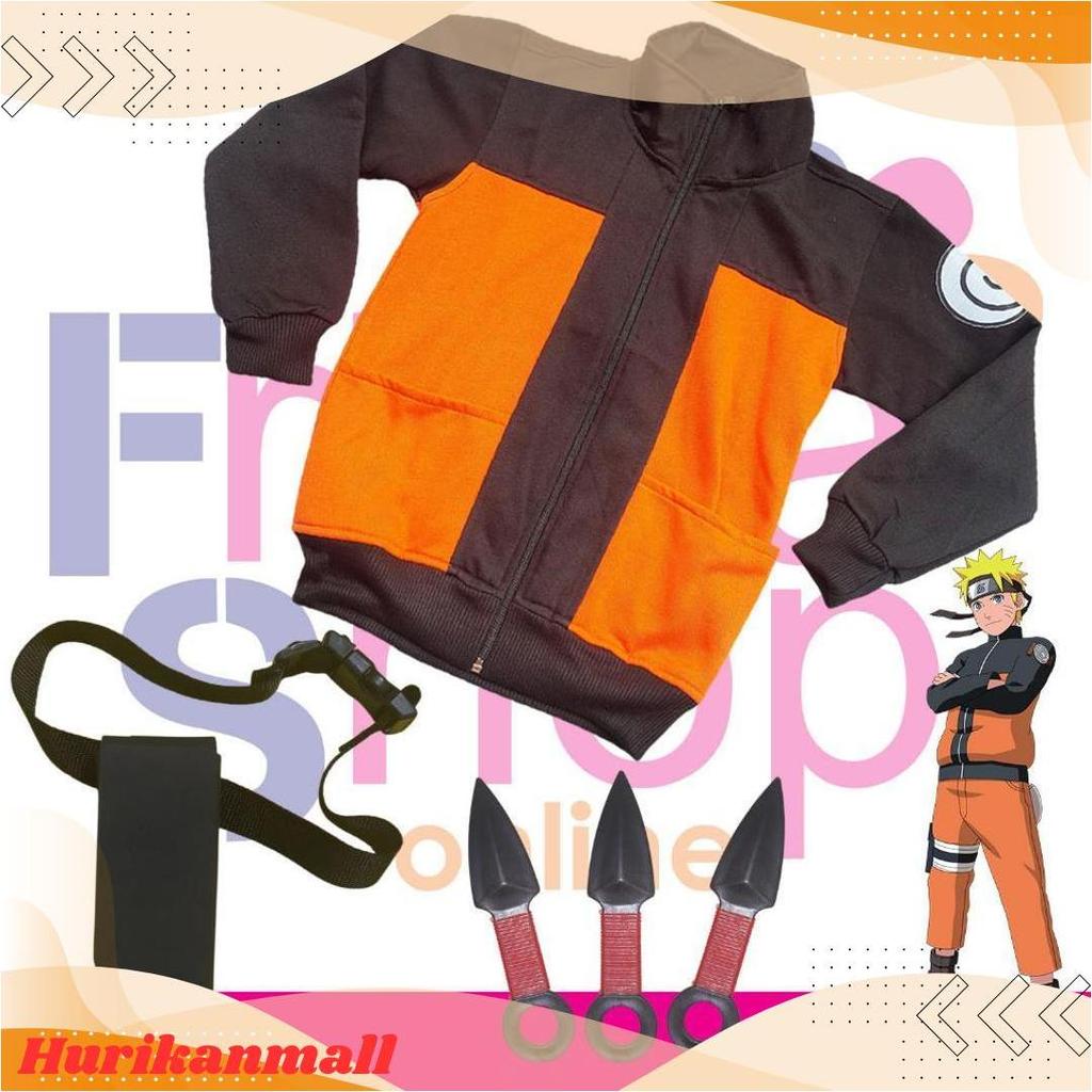 PAKET KOSTUM ANAK NARUTO SHIPPUDEN MLBB Cod