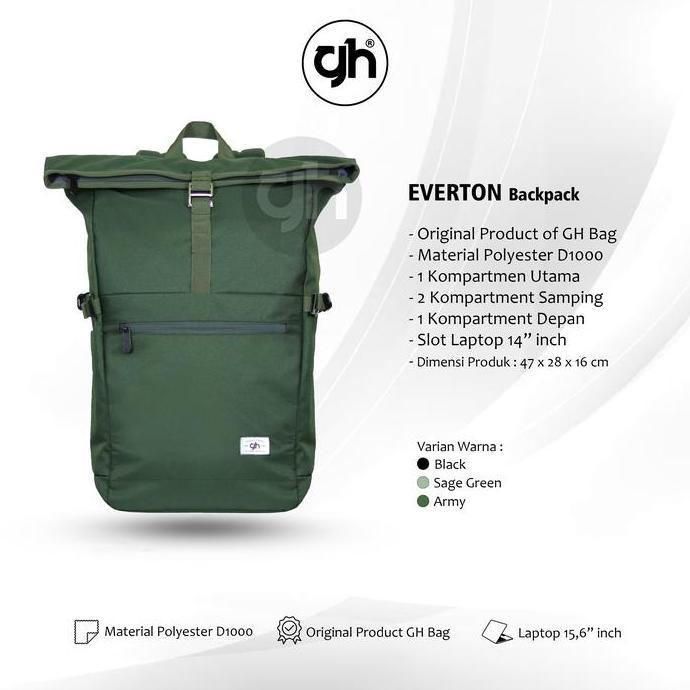 abelhandi711 - gh-bag everton backpack tas ransel sekolah kuliah kerja travelling backpack laptop 15