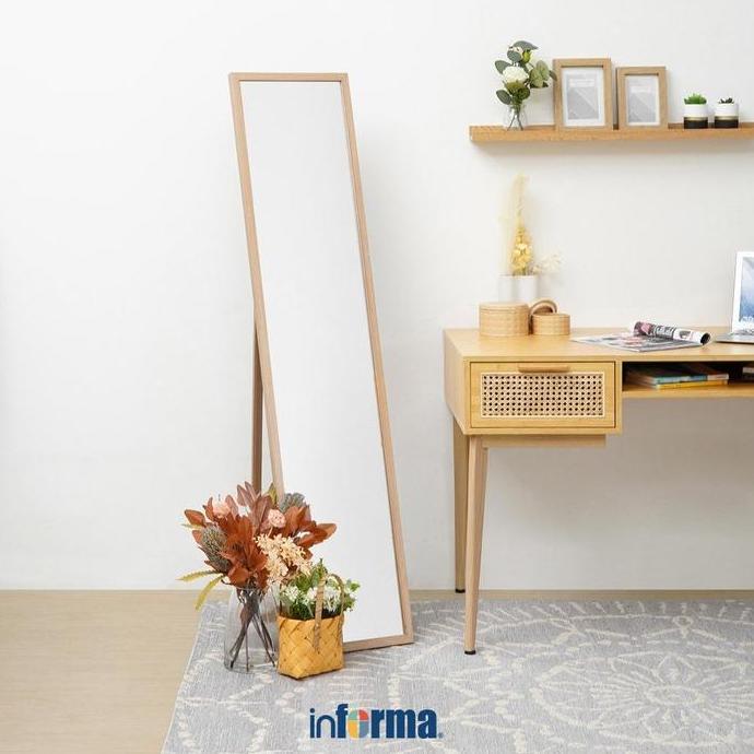 Informa 33x5x150 cm Cermin Lantai Standing Mirror Cermin Panjang Cermin Berdiri Floor Mirror