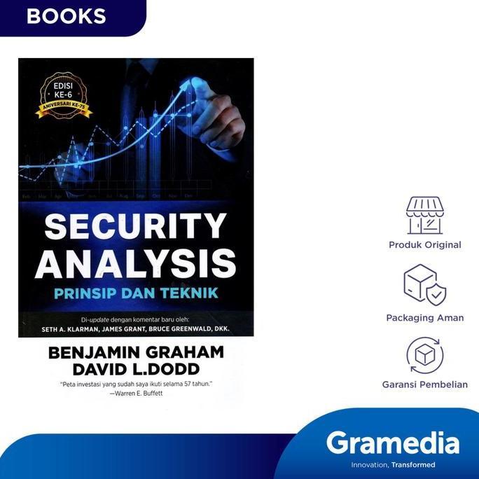 Gramedia Buku Bisnis Security Analysis (Terjemahan Bahasa Indonesia) (Benjamin Graham dan David L. D