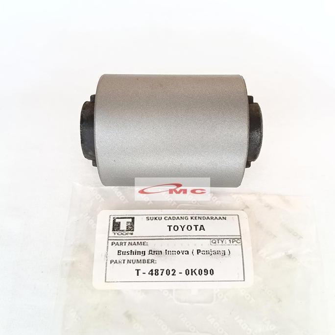 KARET BUSH BUSHING BOSH ARM BAWAH BELAKANG BESAR TOYOTA FORTUNER 48702-0K090-TD READY
