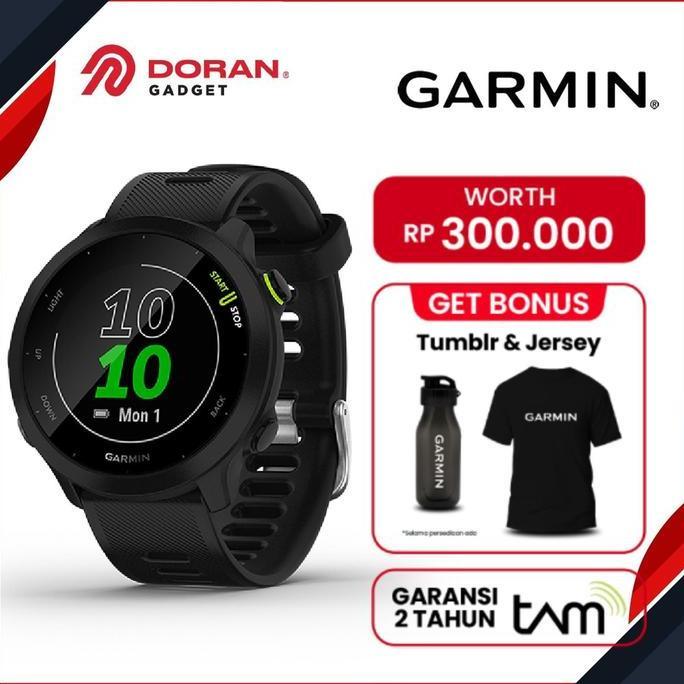 Promo - Garmin Forerunner 55 Smartwatch Garmin Fr 55 - Garansi Resmi 2 Tahun