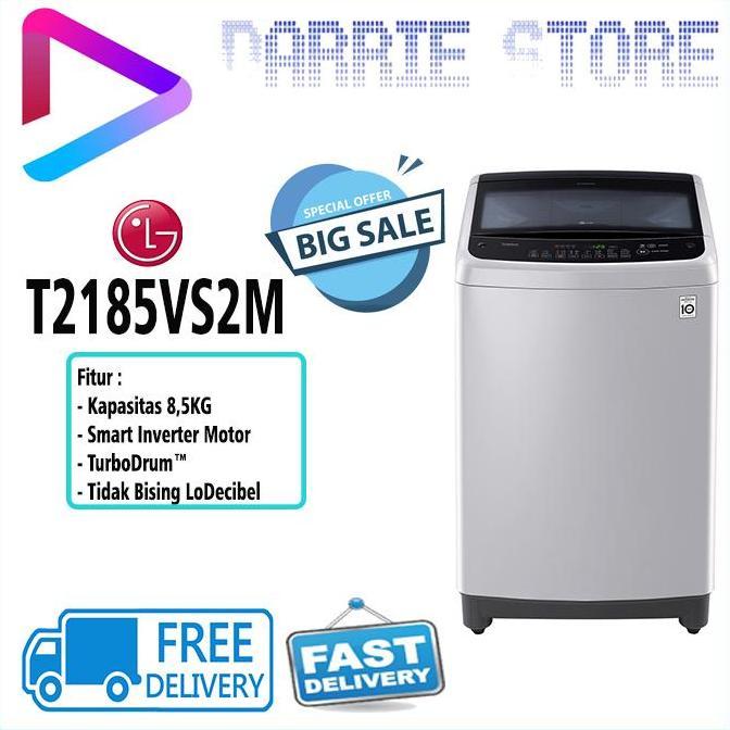 Goodseller- LG T2185VS2M MESIN CUCI LG 8,5 KG WASHER T-2185VS2M T2185 2185VS2M