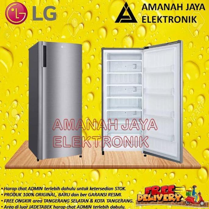 Goodseller- PROMO LG GN-IN304SL FREEZER 6 RAK | FREEZER LG | GNIN304SL | SILVER