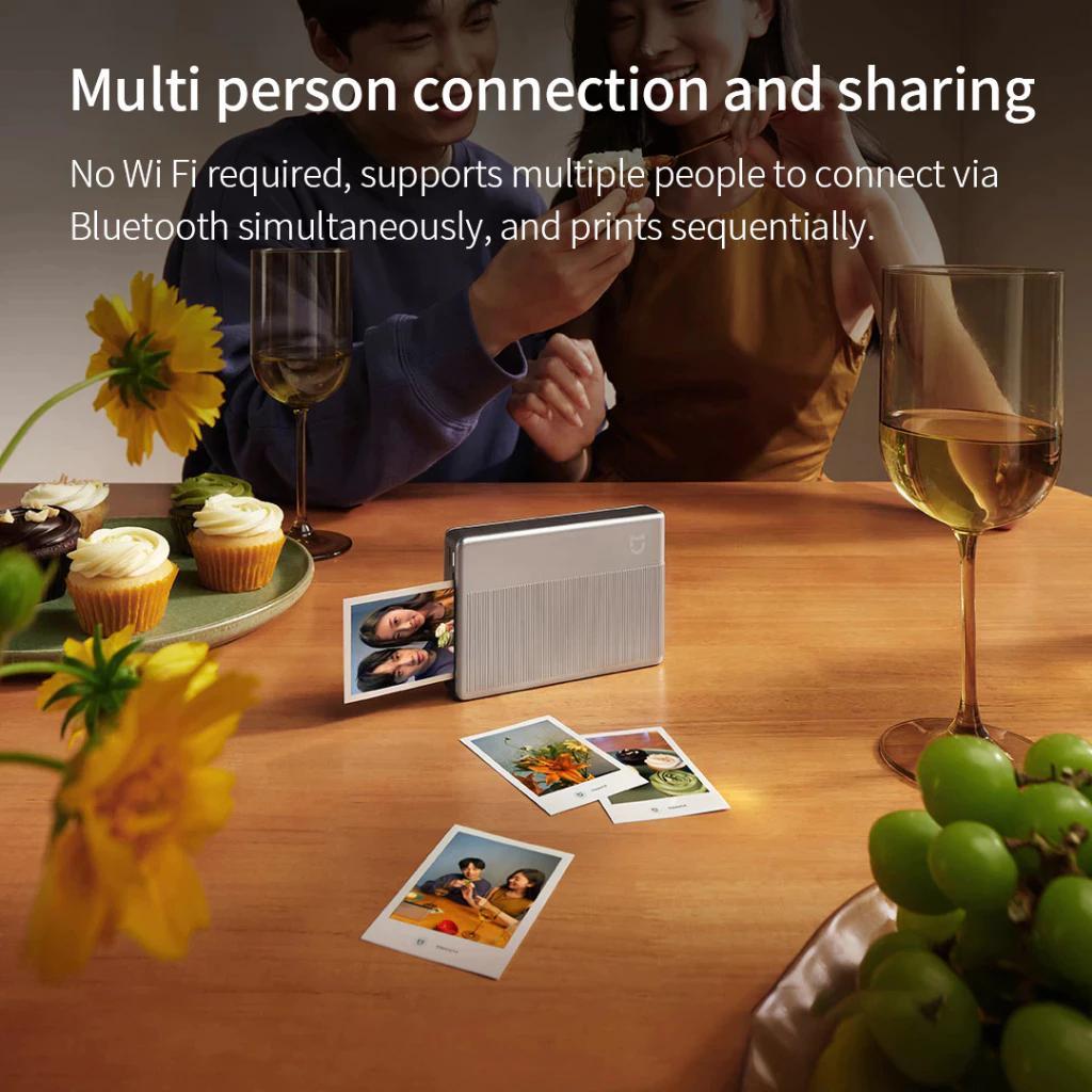 Xiaomi Mijia Photo Printer 1S - Mini Printer Portable Bluetooth Foto Cetak