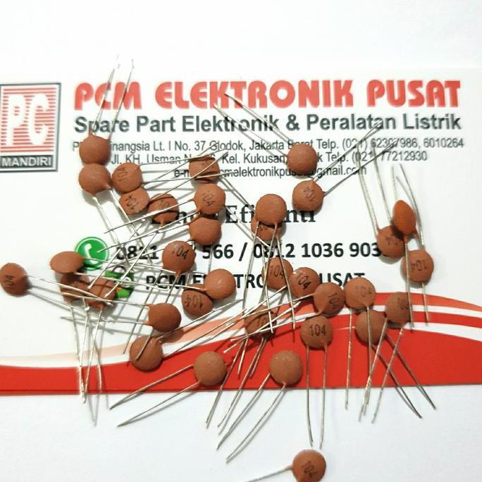 1000 Pcs Capasitor Kapasitor Keramik 100Nf 104 Forsale
