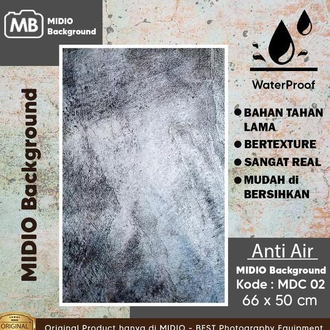Studio- Background Foto 3D Terproof Midio Motif Semen 3D Ukuran 66X50