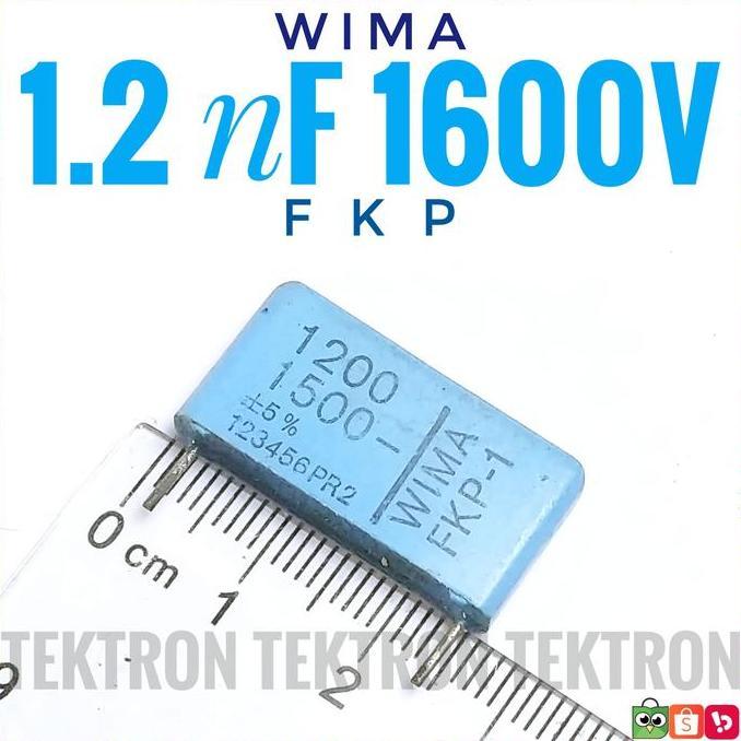 Wima 1.2Nf 1600V Fkp 1200 122 1200Pf Audiophile Capacitor Audio Best Quality