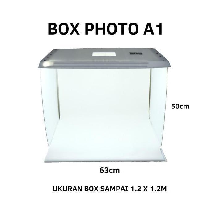 Studio- Box Studio Mini Ukuran A1 (63Cm X 50Cm) Pas Dengan Alasfoto A1