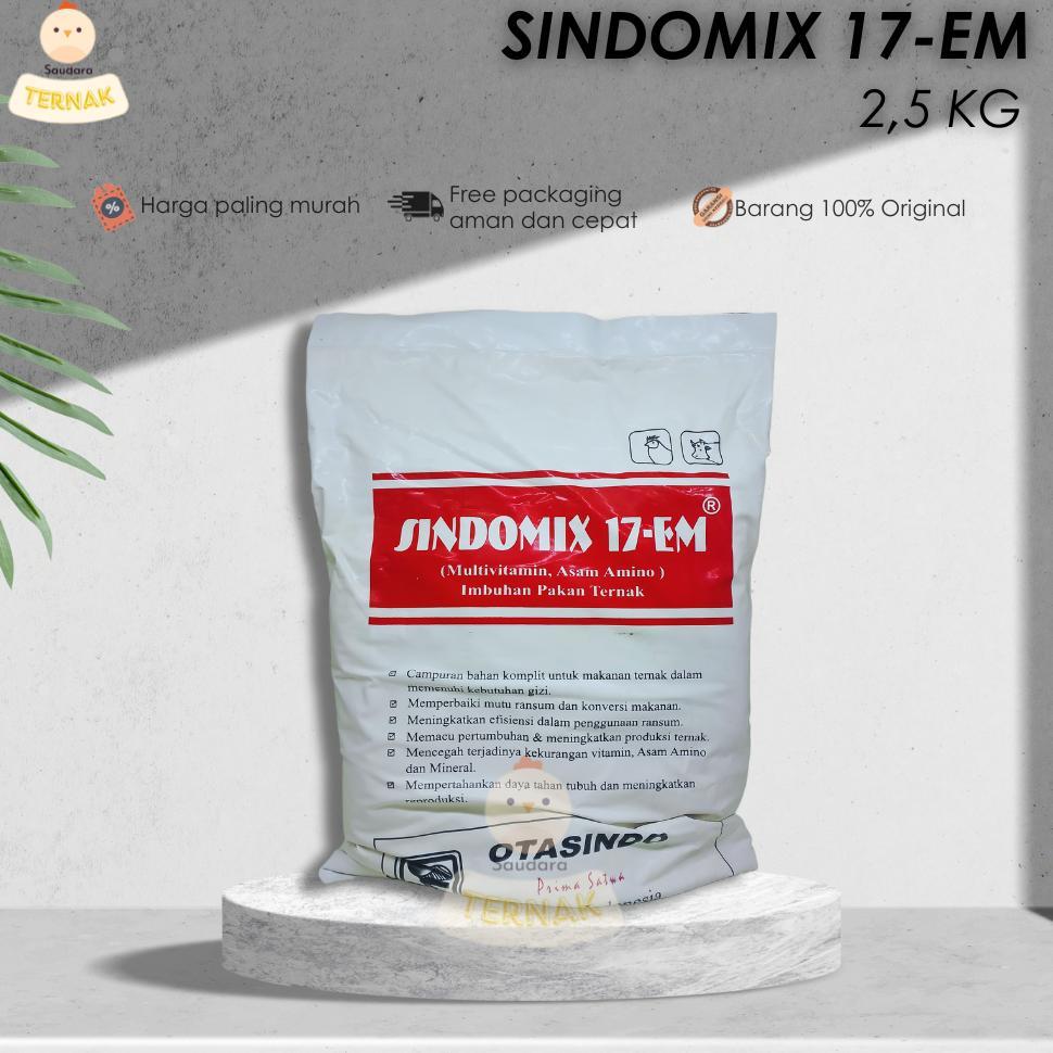 Ready Stok Sindomix 17 EM 2,5 kg Multivitamin Asam Amino Premix untuk Hewan Ternak Ayam [SAUDARA TER
