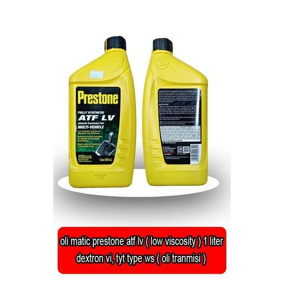 Goodseller- PELUMAS OTOMATIS TRANSMISI PRESTONE (ATF & CVT)  PRESTONE ATF LV