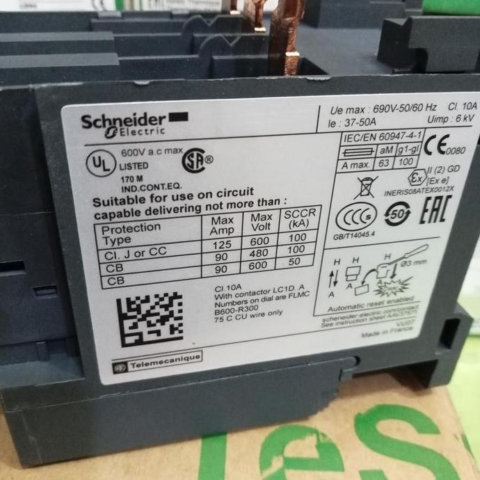 Thermal Overload Schneider Lrd350 37-50A/Overload Schneider Original Lrd 350 Overload Schneider