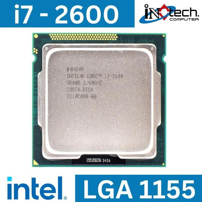 vinamaharaja - processor intel core i7 2600 tray socket 1155 sandy bridge gen 3 ci7