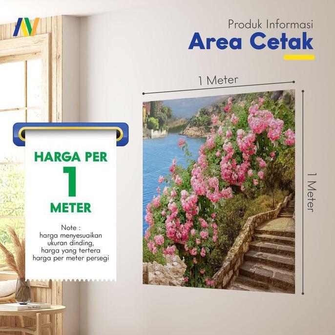 * WALLPAPER 3D CUSTOM MURAH - WALLPAPER CUSTOM 3D BUNGA ''