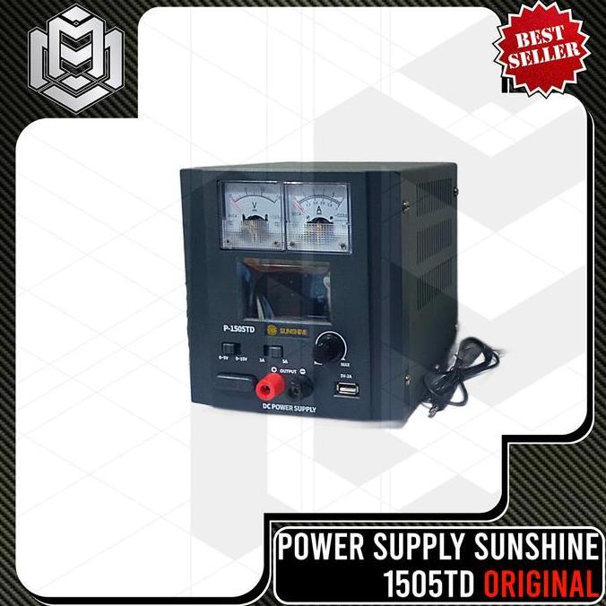 P-1505TD/Power Supply Handphone Merk Sunshine Type P-1505TD(Digital) 5A