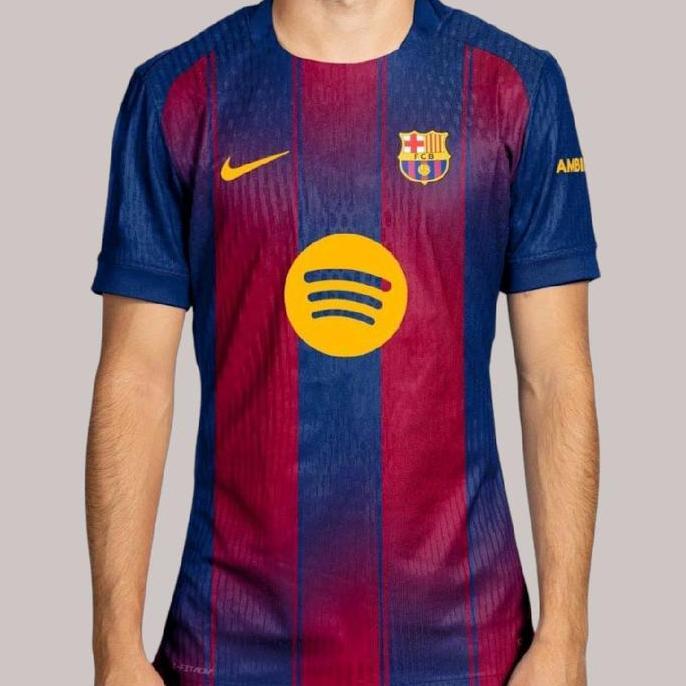 Jersey Bola Original Barcelona FCB Home Player Issue ADV 25/26