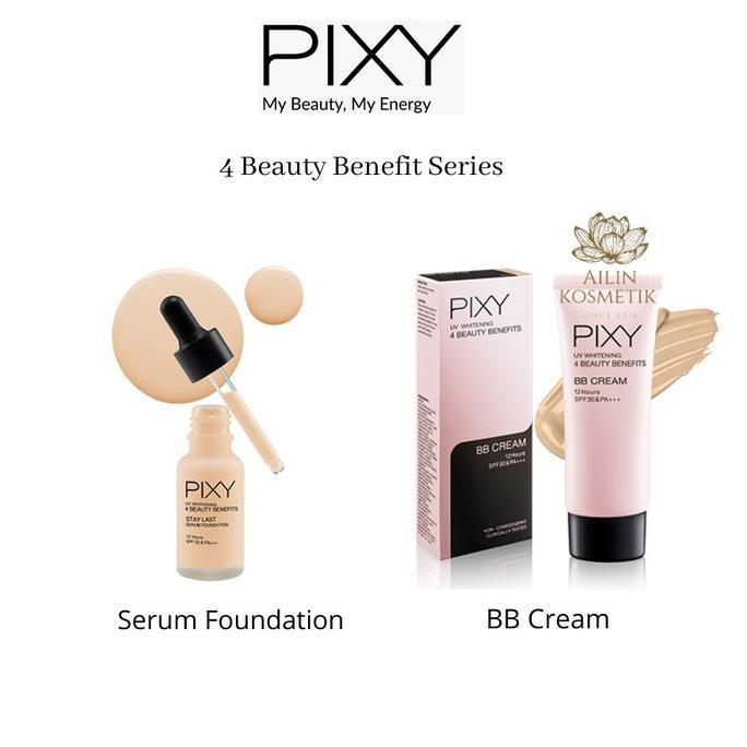 Ququ- Pixy 4 Beauty Benefit Series / Foundation / Bb Cream Pixy