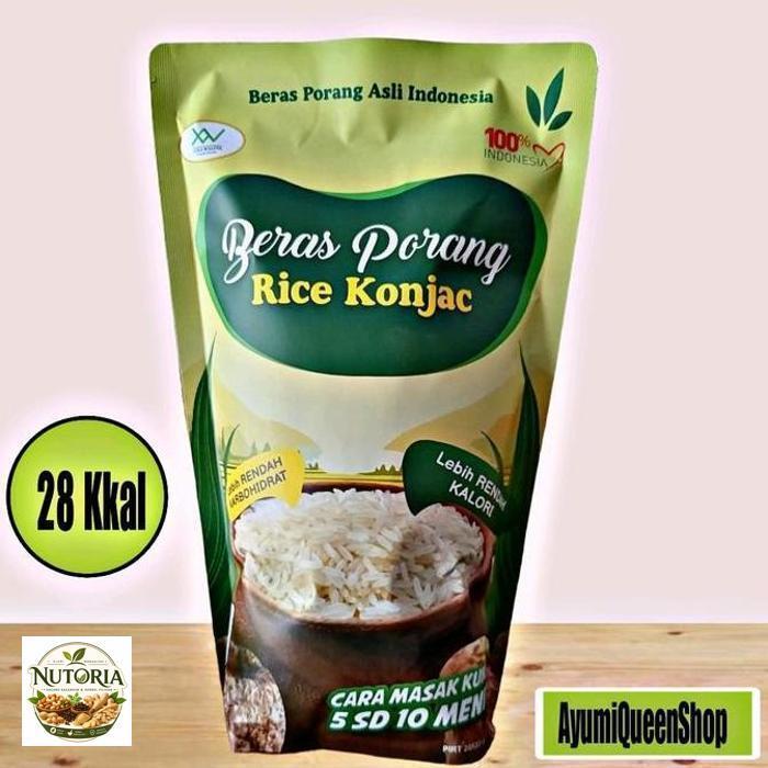 Ready Stok BERAS PORANG rice konjac shiratak hadiitaki kukus   1 Kg Murah   Nasi Food rendah lemak 2