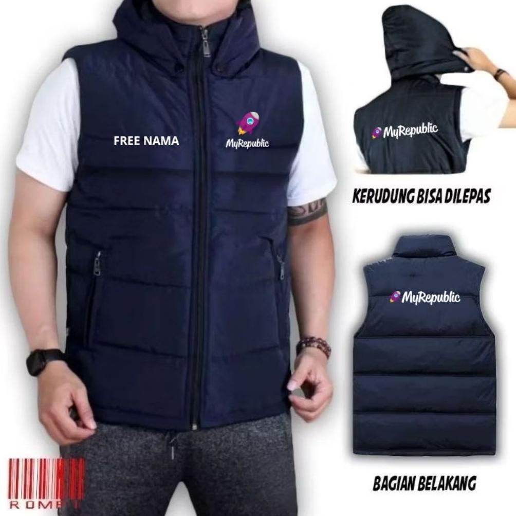 JAKET ROMPI MY REPUBLIC WIFI TERBAIK WATERPROOF FREE NAMA