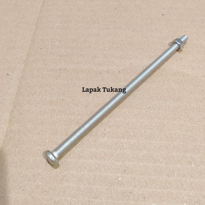 Baut Stainless Jp M6X100 M6X110 M6X120 M6X130 M6X150 M6X160 M6X170 M6X190 M6X200 Baut M6 Kunci 10 Su